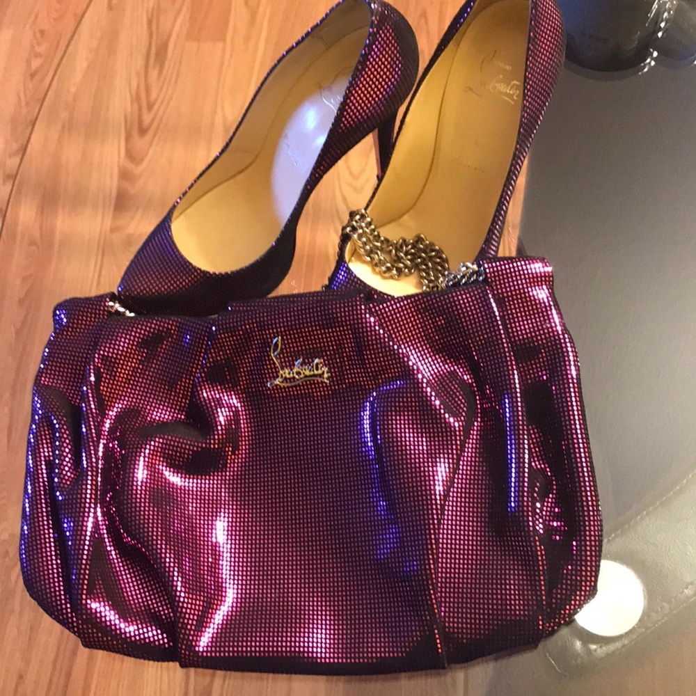 *sold* Louboutin Rolando 37 heels & Lolita bag